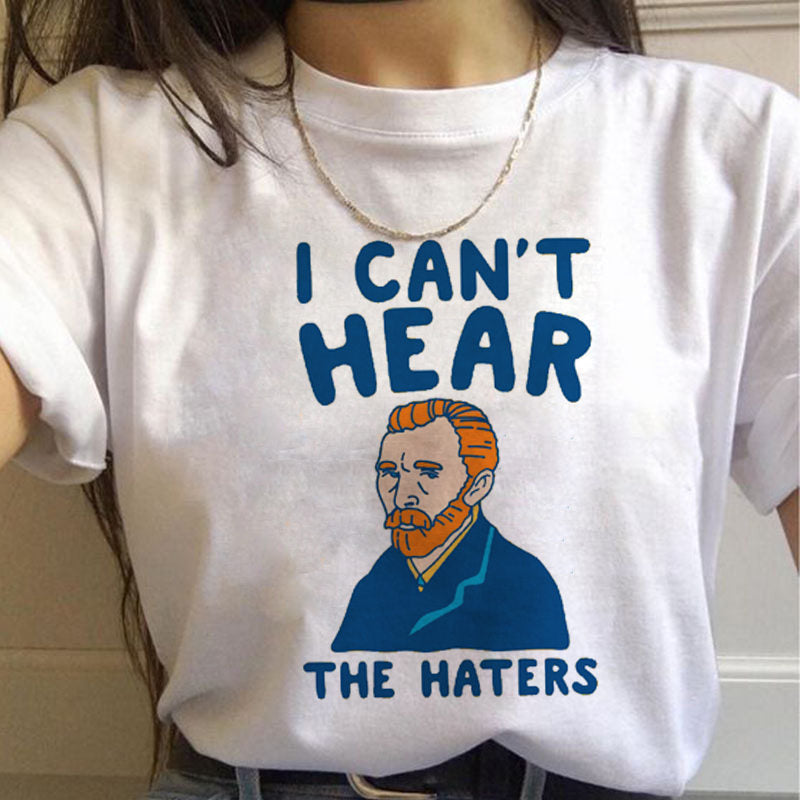 Van Gogh Aesthetic Oil Painting Women's Short Sleeve T-Shirt