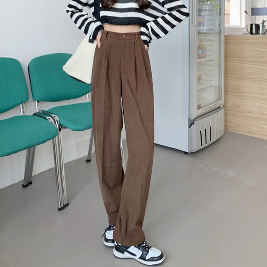 Women's Corduroy Straight Leg Pants